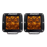 RIGID Industries D-Series Spot w/Amber Pro Lens - Pair - 20252