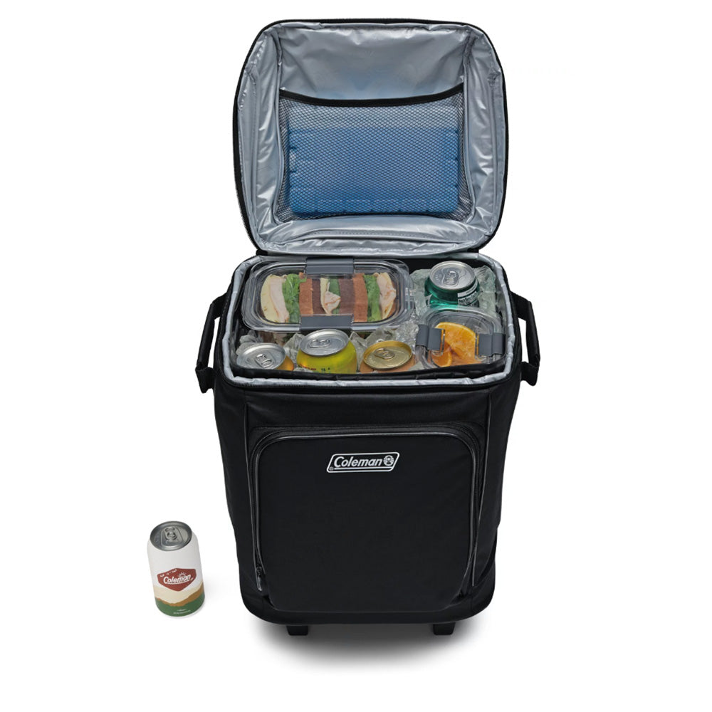 Coleman CHILLER  42-Can Soft-Sided Portable Cooler w/Wheels - Black - 2158136