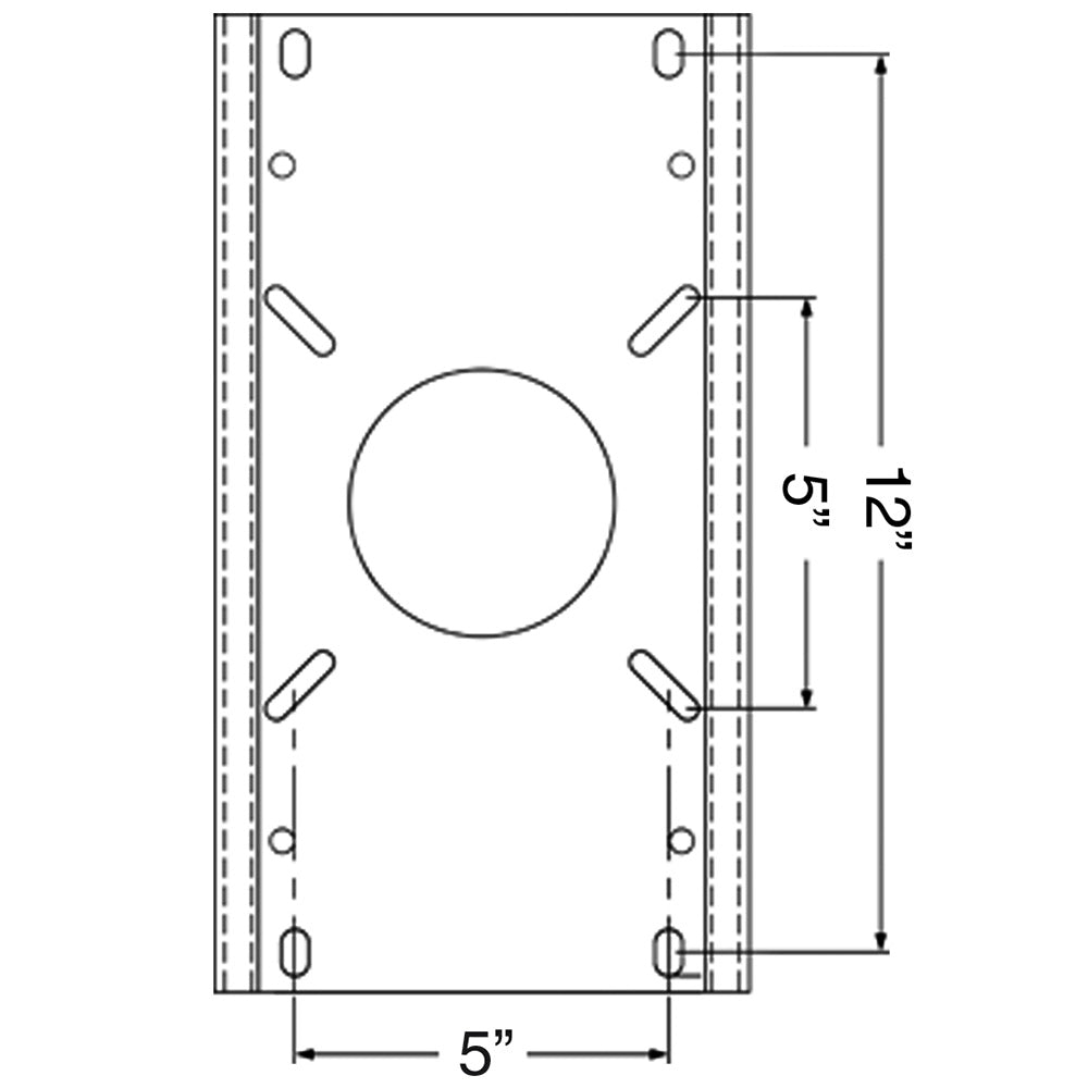 Springfield Trac-Lock Swivel/Slide Non-Locking Mount f/2-3/8" Post - 1100531-L1