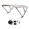 SureShade Battery Powered Bimini - Black Anodized Frame & Grey Fabric - 2021133093