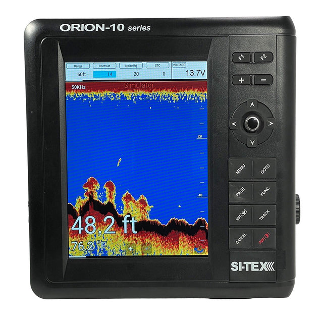 SI-TEX 10" Chartplotter System w/Internal GPS & C-MAP 4D Card - ORIONC