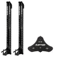 Minn Kota Raptor Bundle Pair - 8' Black Shallow Water Anchors w/Footswitch - 1810600/PAIR