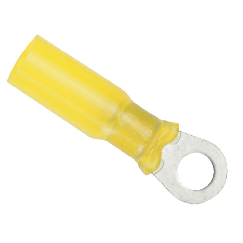 Ancor 12 - 10 Gauge - 8 Heat Shrink Ring Terminal - 25 - Pack - 312225 - Anchor Express