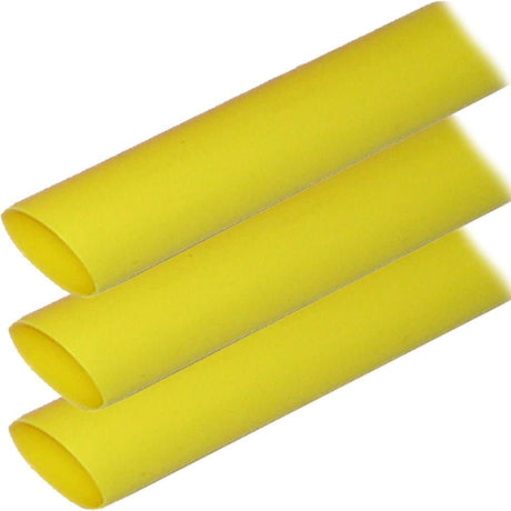Ancor Adhesive Lined Heat Shrink Tubing (ALT) - 1" x 6" - 3 - Pack - Yellow - 307906 - Anchor Express