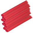 Ancor Adhesive Lined Heat Shrink Tubing (ALT) - 1/4" x 12" - 10 - Pack - Red - 303624 - Anchor Express