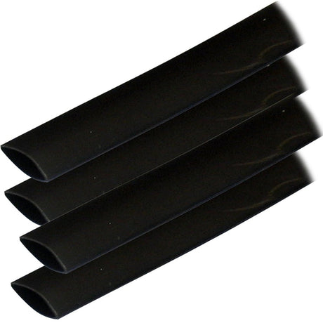 Ancor Adhesive Lined Heat Shrink Tubing (ALT) - 3/4" x 12" - 4 - Pack - Black - 306124 - Anchor Express
