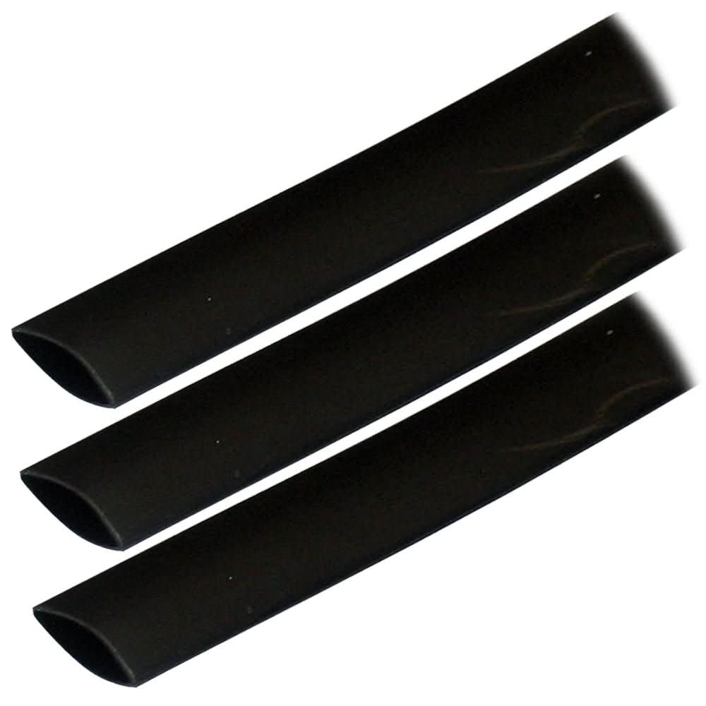 Ancor Adhesive Lined Heat Shrink Tubing (ALT) - 3/4" x 3" - 3 - Pack - Black - 306103 - Anchor Express