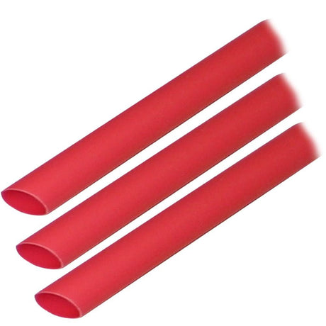 Ancor Adhesive Lined Heat Shrink Tubing (ALT) - 3/8" x 3" - 3 - Pack - Red - 304603 - Anchor Express