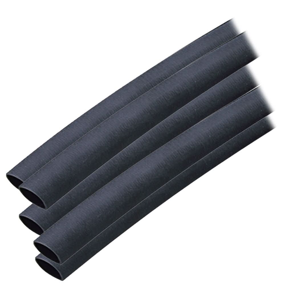 Ancor Adhesive Lined Heat Shrink Tubing (ALT) - 3/8" x 6" - 5 - Pack - Black - 304106 - Anchor Express