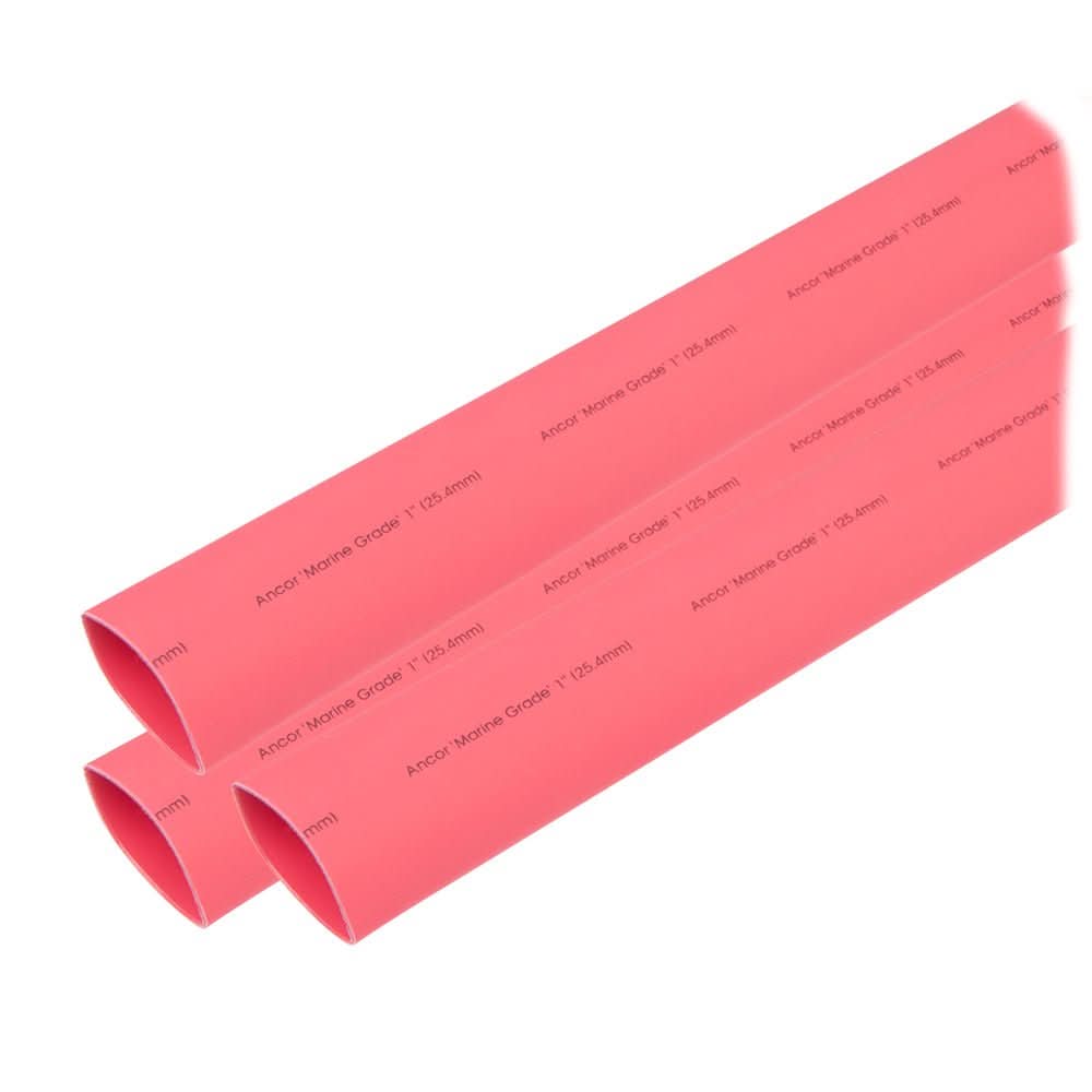 Ancor Heat Shrink Tubing 1" x 6" - Red - 3 Pieces - 307606 - Anchor Express