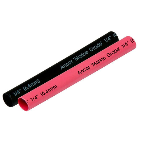 Ancor Heat Shrink Tubing 1/4" x 3" - Black & Red Combo - 303602 - Anchor Express