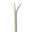 Ancor Ribbon Bonded Cable - 16/4 AWG - Brown/Green/White/Yellow - Flat - 100' - 154510 - Anchor Express