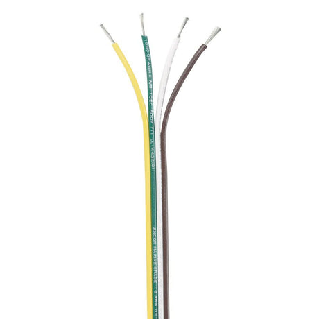 Ancor Ribbon Bonded Cable - 16/4 AWG - Brown/Green/White/Yellow - Flat - 250' - 154525 - Anchor Express