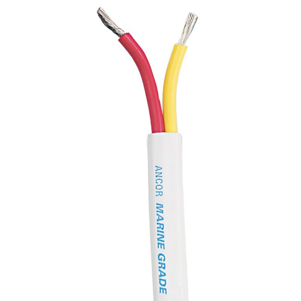 Ancor Safety Duplex Cable - 6/2 AWG - Red/Yellow - Flat - 100' - 123710 - Anchor Express