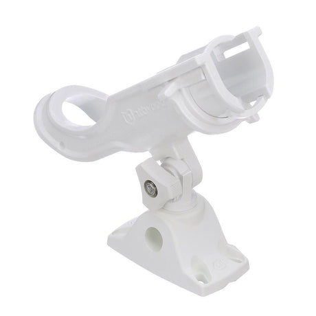 Attwood Heavy - Duty Adjustable Rod Holder w/Combo Mount - White - 5009W4 - Anchor Express