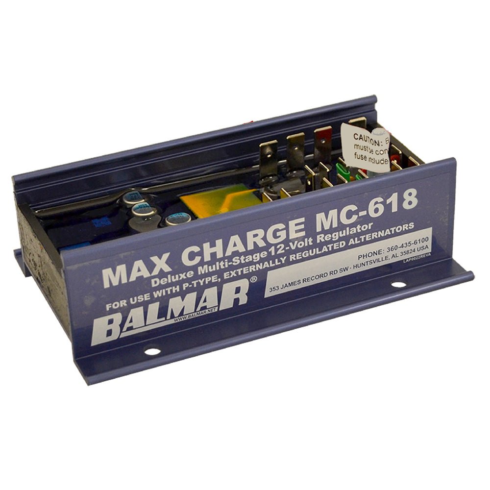 Balmar Max Charge MC618 Multi-Stage Regulator w/o Harness - 12V - MC-618