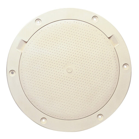 Beckson 8" Non - Skid Pry - Out Deck Plate - Beige - DP83 - N - Anchor Express