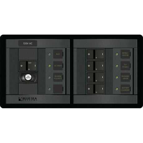 Blue Sea 1193 ELCI Main 30A Double Pole + 4 Positions Horizontal - 1193 - Anchor Express
