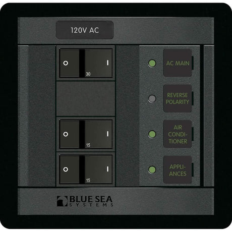 Blue Sea 1214 120V AC Main + 2 Positions - 1214 - Anchor Express