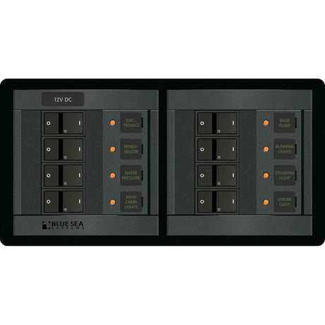 Blue Sea 1225 12V DC 8 Position - Horizontal - 1225 - Anchor Express