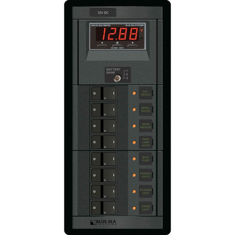 Blue Sea 1227 12V DC 8 Position w/Digital Meter - 1227 - Anchor Express