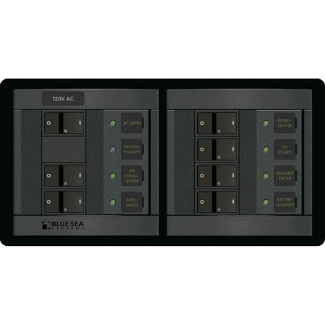 Blue Sea 1230 120V AC Main + 6 Positions - Horizontal - 1230 - Anchor Express