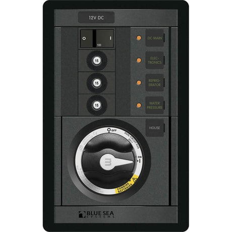 Blue Sea 1408 M - Series Dual Circuit Plus™, Main + 3 Positions CLB Vertical - 1408 - Anchor Express