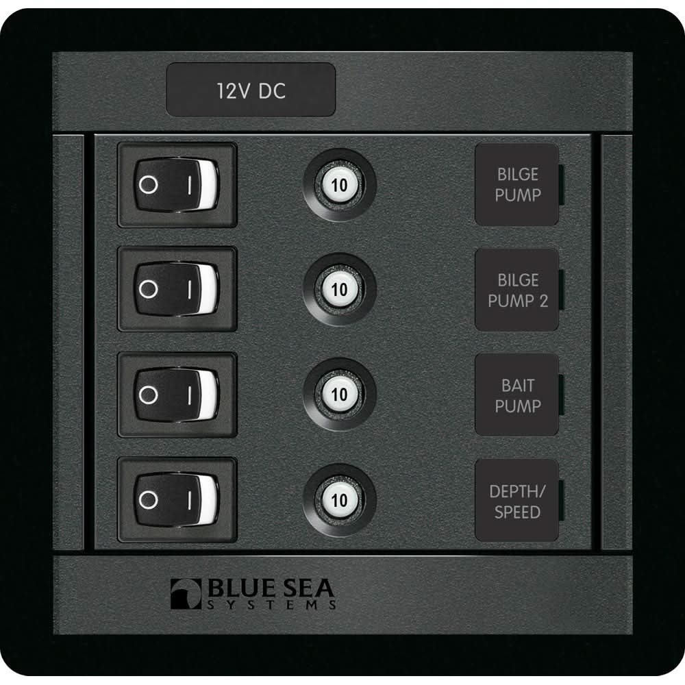 Blue Sea 1455 4 Position Switch CLB Square - 1455 - Anchor Express