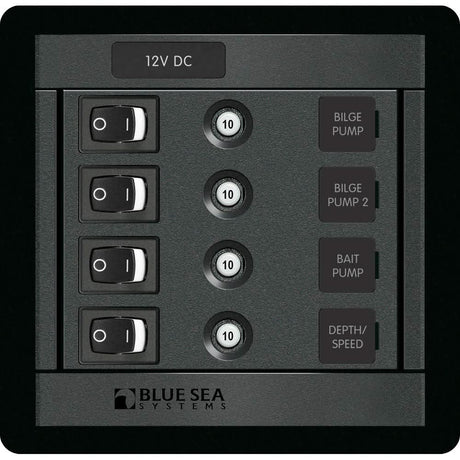 Blue Sea 1455 4 Position Switch CLB Square - 1455 - Anchor Express