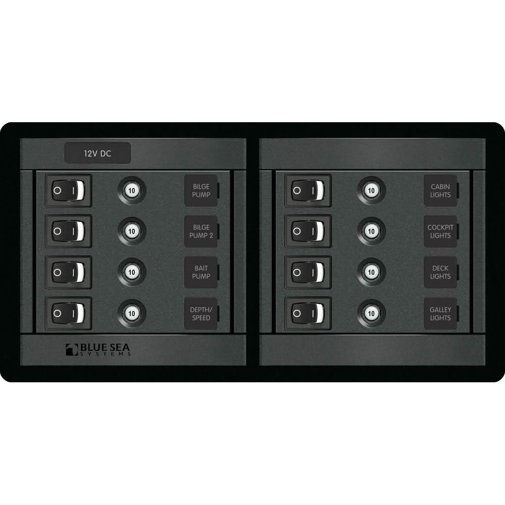 Blue Sea 1456 8 Position Switch CLB Horizontal - 1456 - Anchor Express