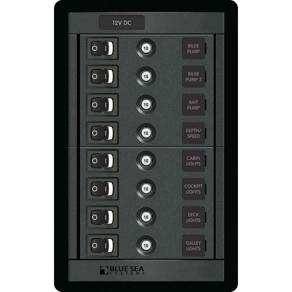 Blue Sea 1457 8 Position Switch CLB Vertical - 1457 - Anchor Express