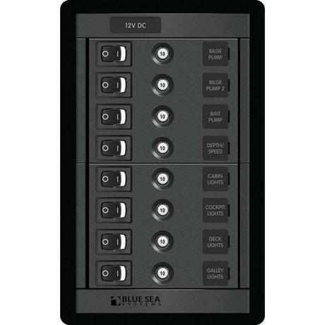 Blue Sea 1457 8 Position Switch CLB Vertical - 1457 - Anchor Express