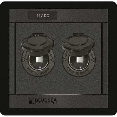 Blue Sea 1472 DC 12V Socket Panel - 1472 - Anchor Express
