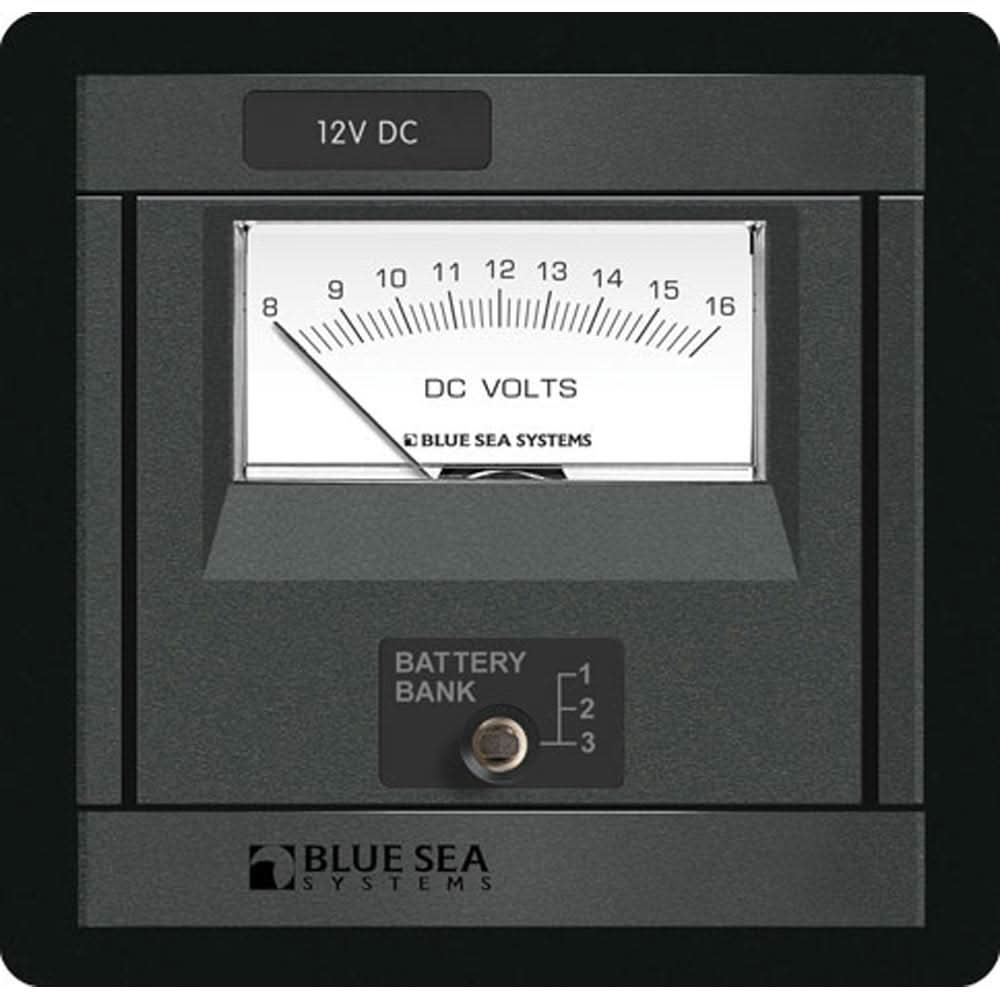 Blue Sea 1473 DC Analog Voltmeter Panel - 1473 - Anchor Express