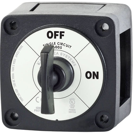 Blue Sea 6005200 Battery Switch Single Circuit ON - OFF - Black - 6005200 - Anchor Express