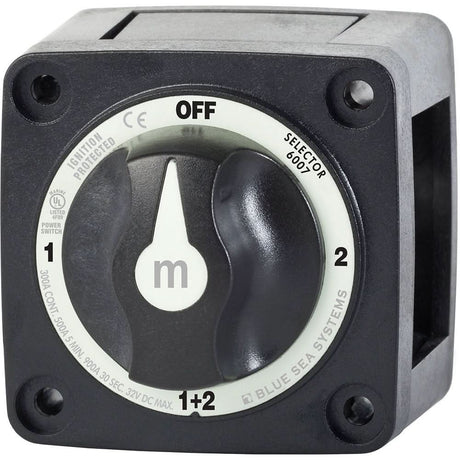 Blue Sea 6007200 Battery Switch Mini - 4 Position - Black - 6007200 - Anchor Express