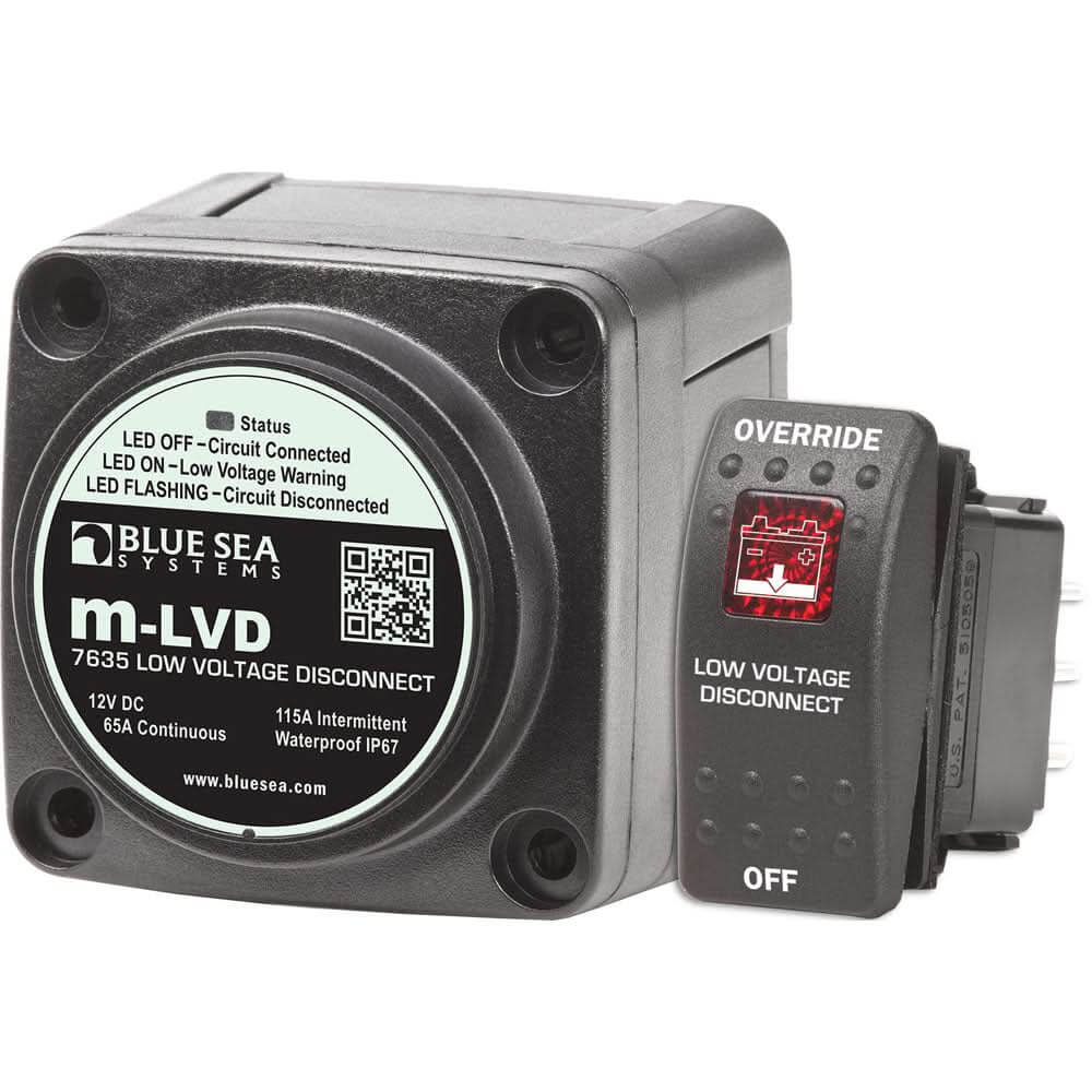Blue Sea 7635 m - LVD Low Voltage Disconnect - 7635 - Anchor Express