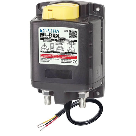 Blue Sea 7717 ML - RBS Remote Battery Switch w/Manual Control Auto - Release - 24V - 7717 - Anchor Express