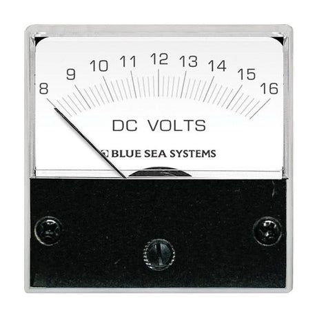 Blue Sea 8028 DC Analog Micro Voltmeter - 2" Face, 8 - 16 Volts DC - 8028 - Anchor Express