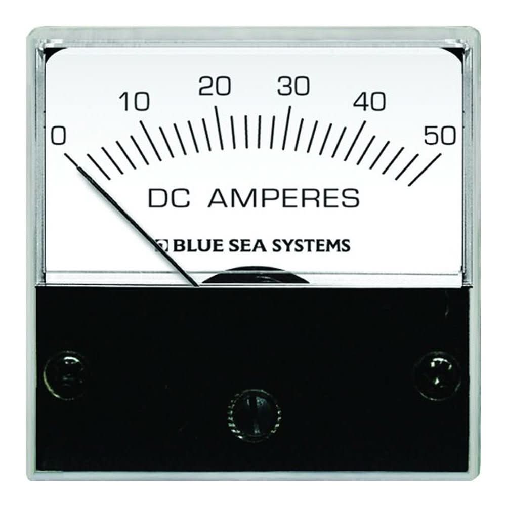 Blue Sea 8041 DC Analog Micro Ammeter - 2" Face, 0 - 50 Amperes DC - 8041 - Anchor Express