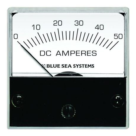 Blue Sea 8041 DC Analog Micro Ammeter - 2" Face, 0 - 50 Amperes DC - 8041 - Anchor Express