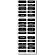 Blue Sea 8067 AC Panel Extended 120 Label Set - 8067 - Anchor Express
