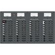 Blue Sea 8095 AC Main +8 Positions / DC Main +29 Positions Toggle Circuit Breaker Panel (White Switches) - 8095 - Anchor Express
