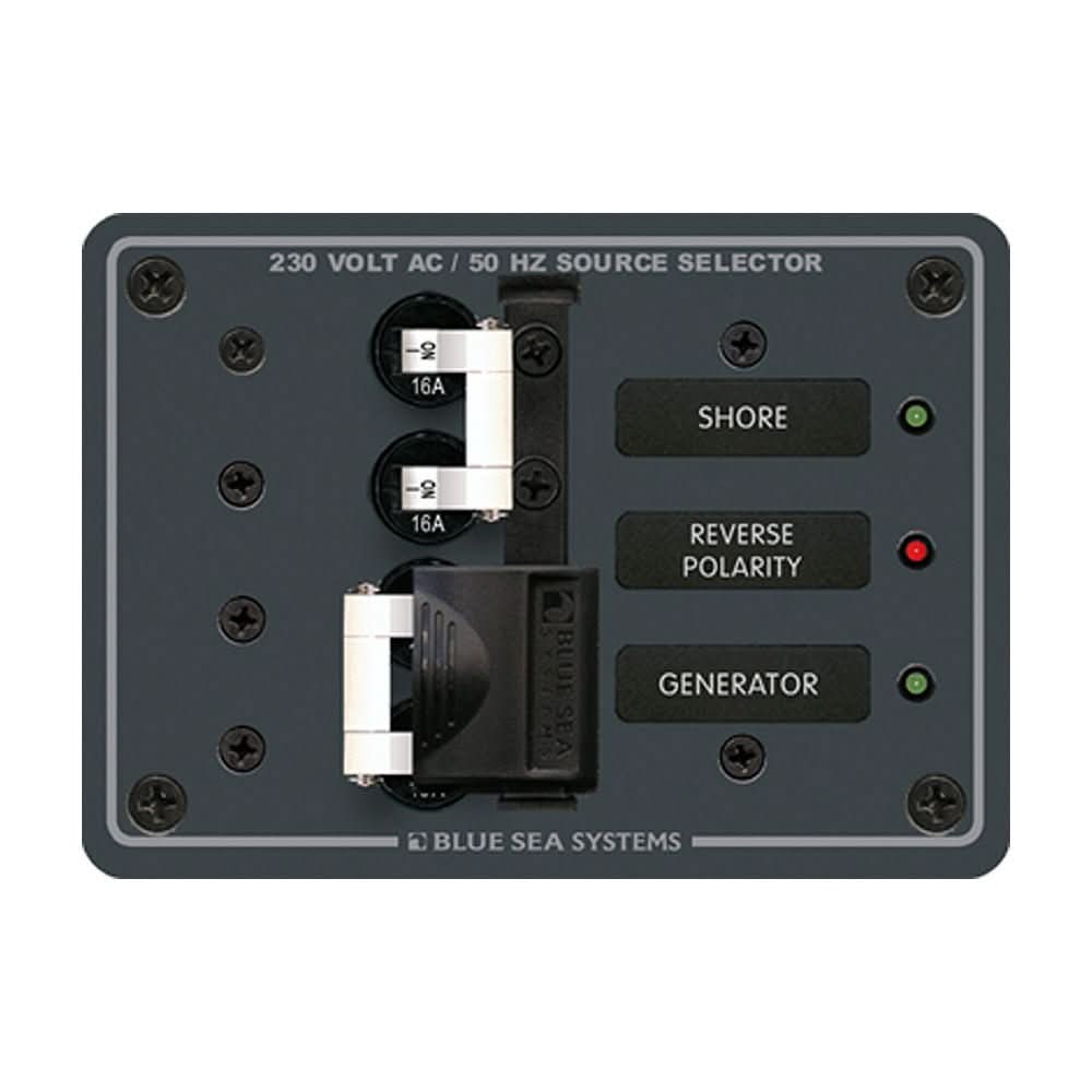 Blue Sea 8132 AC Toggle Source Selector (230V) - 2 Sources - 8132 - Anchor Express