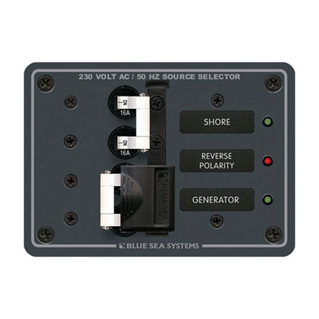 Blue Sea 8132 AC Toggle Source Selector (230V) - 2 Sources - 8132 - Anchor Express
