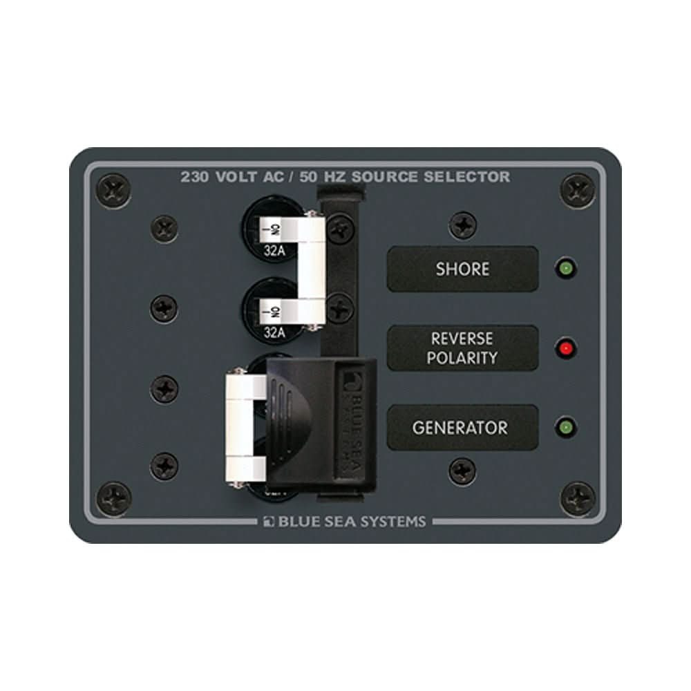 Blue Sea 8161 AC Toggle Source Selector (230V) - 2 Source - 8161 - Anchor Express
