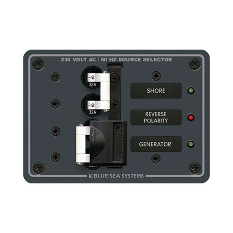 Blue Sea 8161 AC Toggle Source Selector (230V) - 2 Source - 8161 - Anchor Express