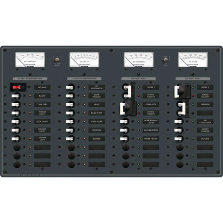 Blue Sea 8186 AC 2 Sources + 12 Positions/DC Main + 19 Positions - 8186 - Anchor Express