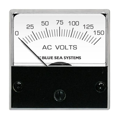 Blue Sea 8244 AC Analog Micro Voltmeter - 2" Face, 0 - 150 Volts AC - 8244 - Anchor Express
