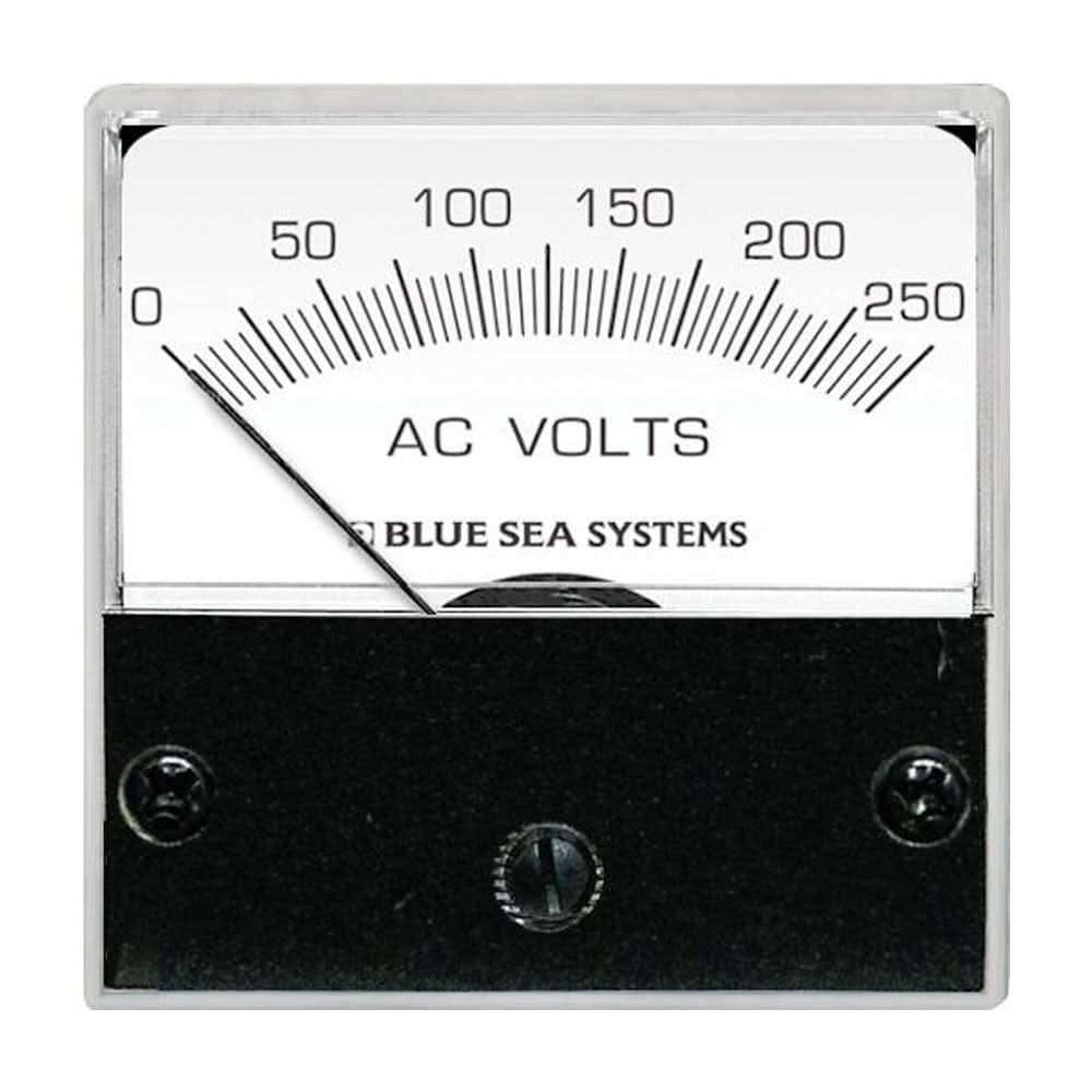 Blue Sea 8245 AC Analog Micro Voltmeter - 2" Face, 0 - 250 Volts AC - 8245 - Anchor Express